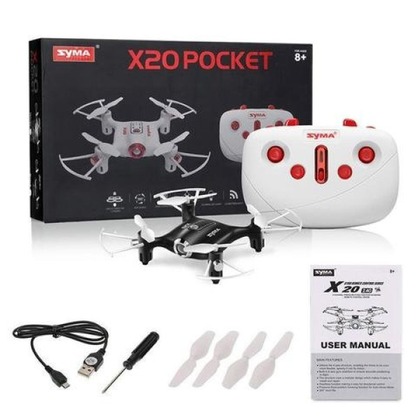 Квадрокоптер Syma X20 105мм барометр черный